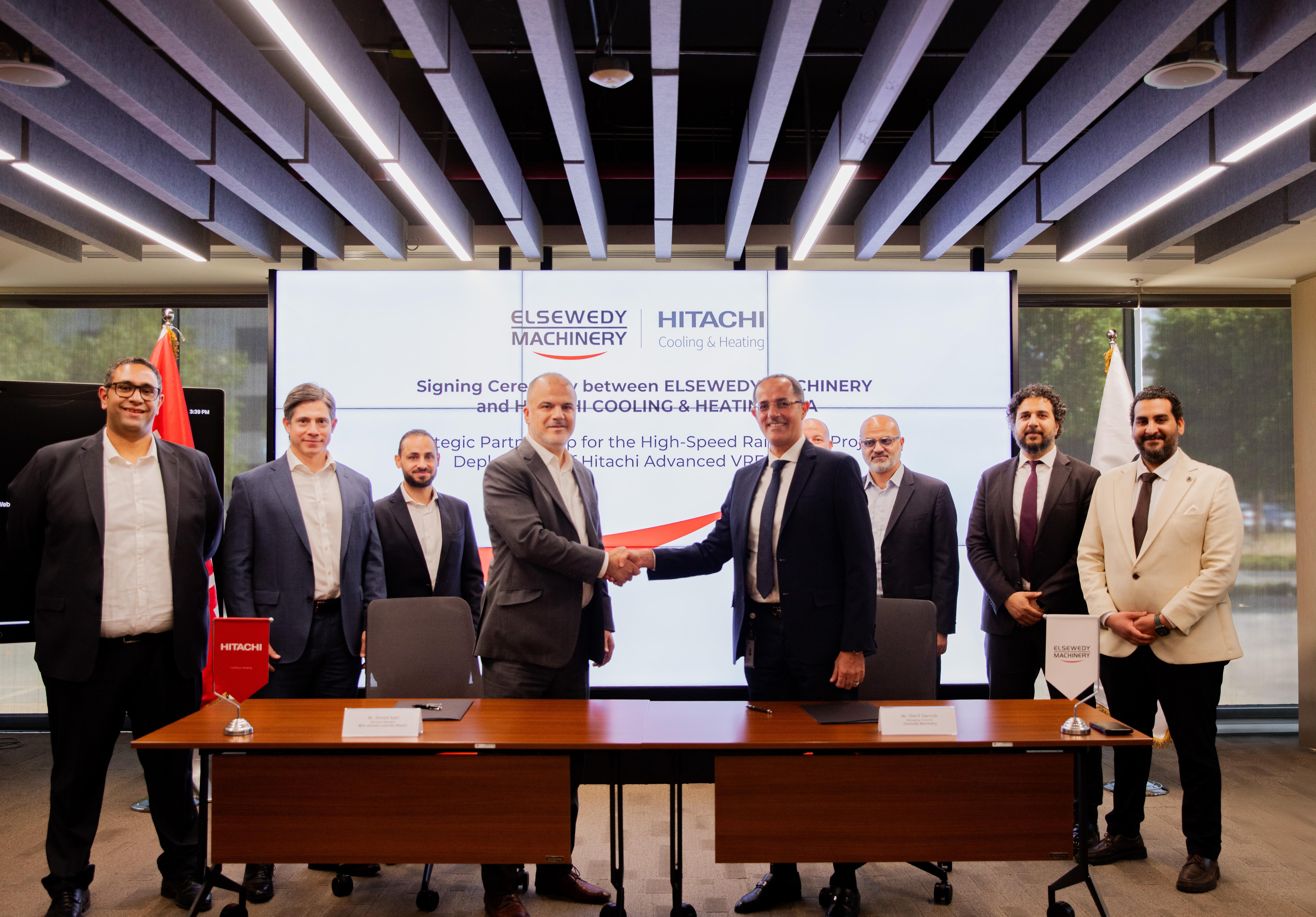 Signing Ceremony between Elsewedy Electric Building Solutions and Hitachi Cooling & Heating MEA